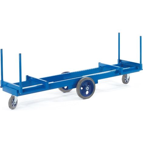Rollcart Langmaterialwagen 2000 x 600 x 420 mm LxBxH Elastikvollgummi