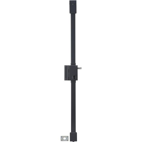 Boitier de serrure en applique Targa à tirage pour porte d'entrée, gauche, 3 pts, axe 45mm, anthracite (1/2)