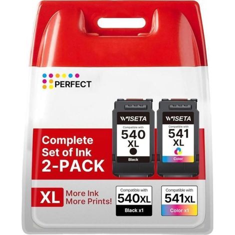 Compatible avec les cartouches d'encre Canon PG-540 et CL-541 (MG2150/MG2250/MG3150, MX375/MX435) (1/5)