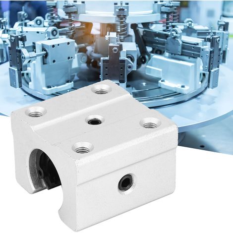 2 guides linéaires ouverts en alliage d'aluminium avec blocs coulissants (1/5)