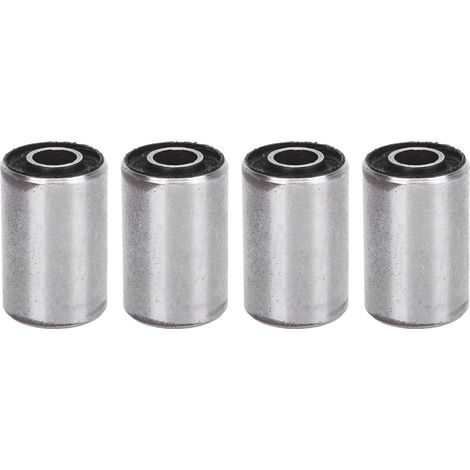 Ortviai Douilles de Bras Oscillant 25x38x10 mm – Lot de 4 en Alliage Acier + Caoutchouc pour ATV Électrique 110/150/200 cc, UTV, Karting