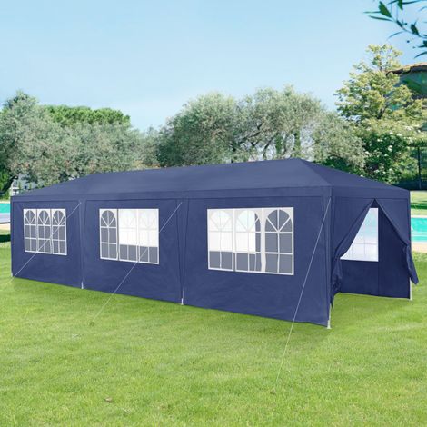 Pavillon de Jardin Wedau Bleu Foncé 900 x 300 x 255 cm [casa.pro] (1/6)