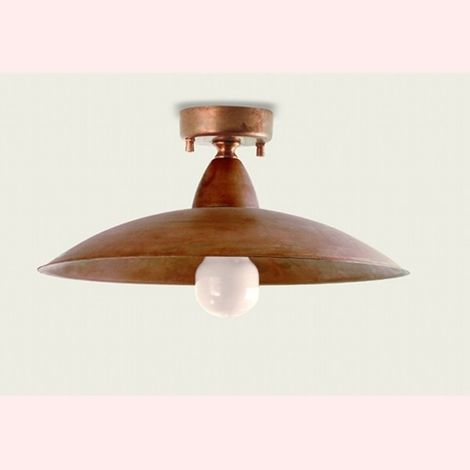 Ba-crispla plafonnier 30cm plafonnier rustique en laiton extérieur e27 ip43 (1/4)