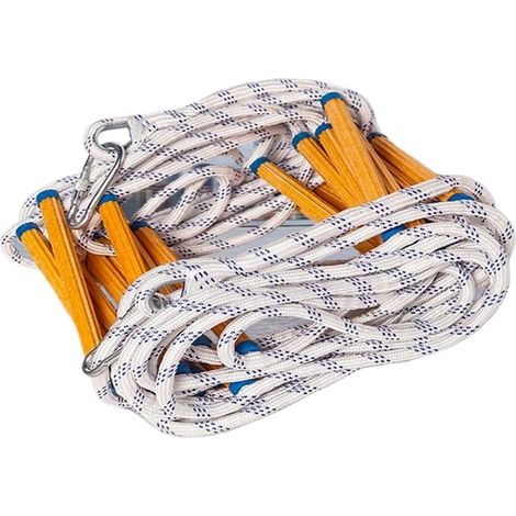 Échelle d'escalade d'urgence , équipement de sécurité ignifuge pour sauvetage et entraînement – Parfait pour la maison et l'extérieur 5 m (1/5)