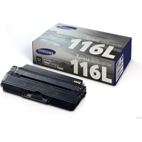 Cartouche de toner noir haut rendement Samsung MLT-D116L SU828A pour M2625/2825, M2675/2875 (1/5)