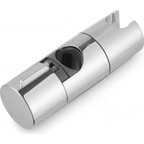 Sollbry Support de Douchette Réglable Universel 18-25mm,Support Pommeau de Douche pour Barre Coulissante, Fixation Sans Perçage, Remplacement Barre de Douche (1/5)