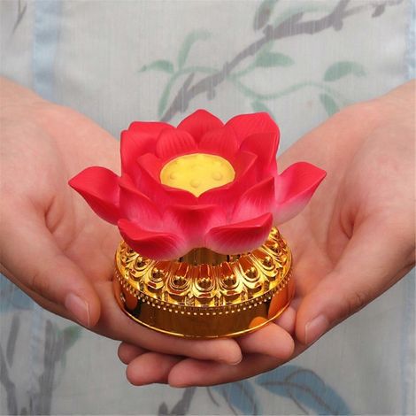 Lan Lotus Laterne Buddha Frontlampe LED-Langlicht