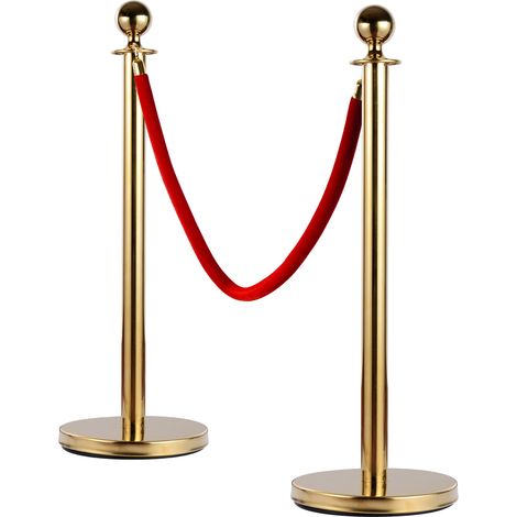 Colonne séparatrice Code Acciaio Rosso e Oro