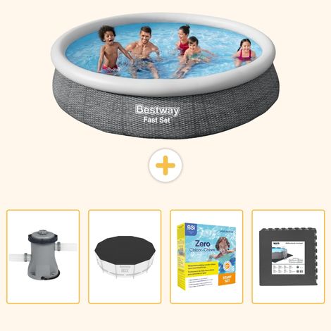 Bestway Bestway Fast Set Ronde - 366x76 cm - 5-pièces S259 (1/5)