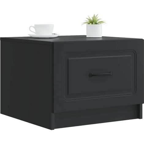 Maison Exclusive - Couchtisch mit Schubladen Schwarz 49 x 50 x 37