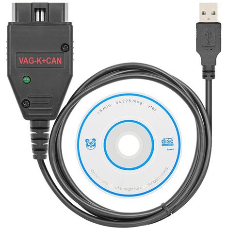 Scanner de Diagnostic OBD2 VAG VAG K + CAN Commander Interface 1.4 complète pour Audi VW SEAT SKODA avec puce FT232RL (1/5)