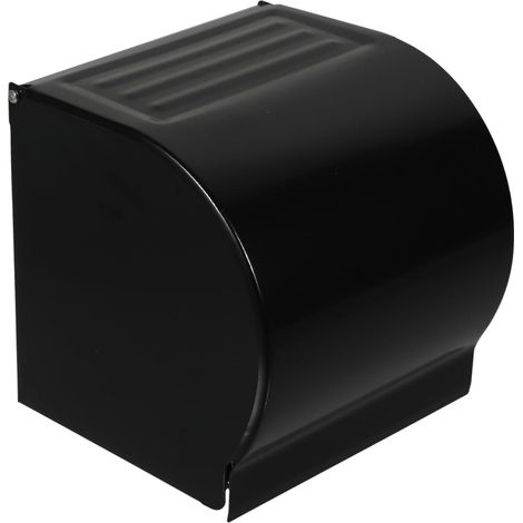 Porta fazzoletti da parete in acciaio inox, impermeabile, con coperchio, per bagno, dimensioni 4,72x4,72x4,72 pollici, senza necessità di foratura. (1/5)