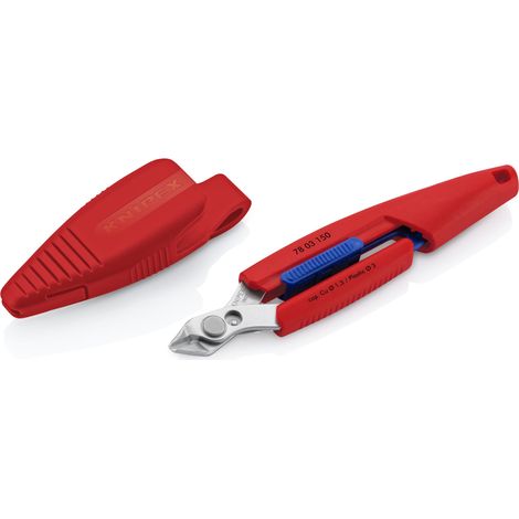 Pince coupante de précision SLIM-KNIPS avec étui - KNIPEX - 78 03 150 V 01
