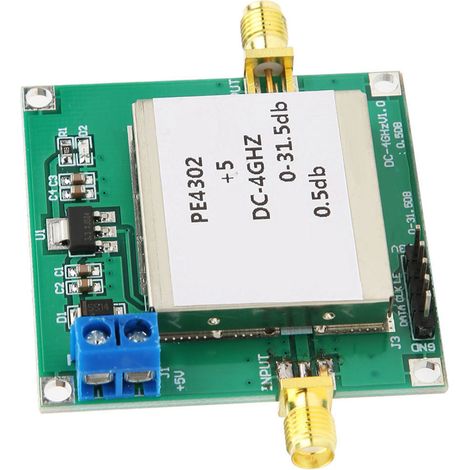 Module Atténuateur RF Numérique PE4302 Haute Linéarité Pas de 0,5dB pour Projets Électroniques et Communication (1/5)