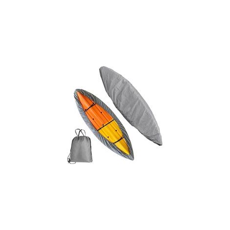 Housse de grise, 4,1 à 4,5 m, imperméable 210D, pour canoë, bateau, , planche à pagaie, protection solaire