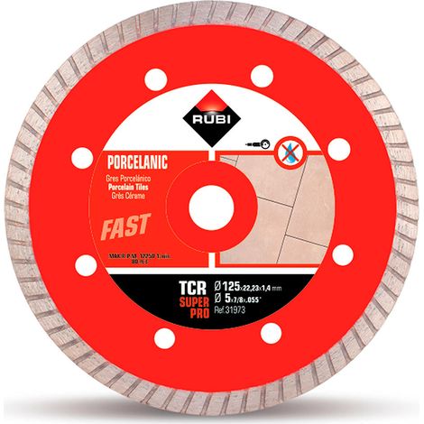 Rubi TCR-115 Superpro Disco diamantato grigio 125 mm
