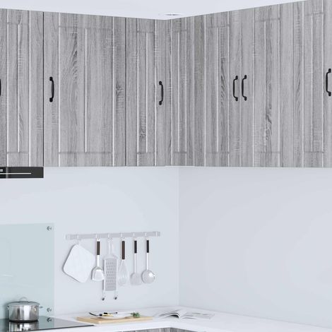 Küchenschrank Lucca Graues Sonoma 57 x 57 x 80 cm Holzwerkstoff
