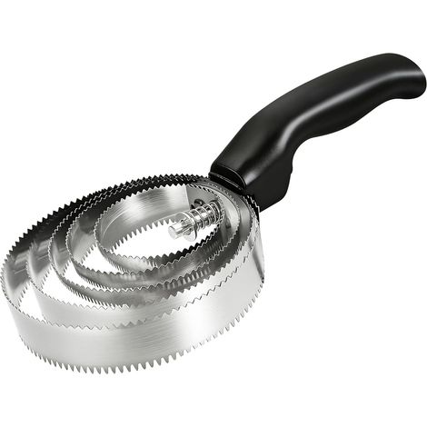 Brosse Étrille Double Face - 5 Anneaux - Acier Inox et ABS - Peigne Curry pour Chevaux - Toilettage et Massage - Noir (1/5)