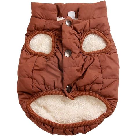 Cappotto antivento per cani con fodera in pile calda e morbida (1/5)