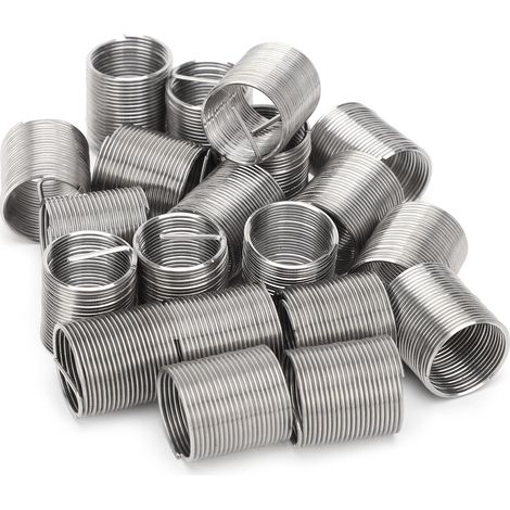 20 Pièces Raccords Réducteurs Filetés Mâle-Femelle Acier Inoxydable M14x1, Écrous de Réparation pour Attache Fil