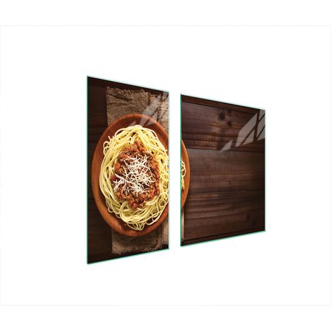 Plaque de protection en verre POUR four 90x52 aliments (1/5)