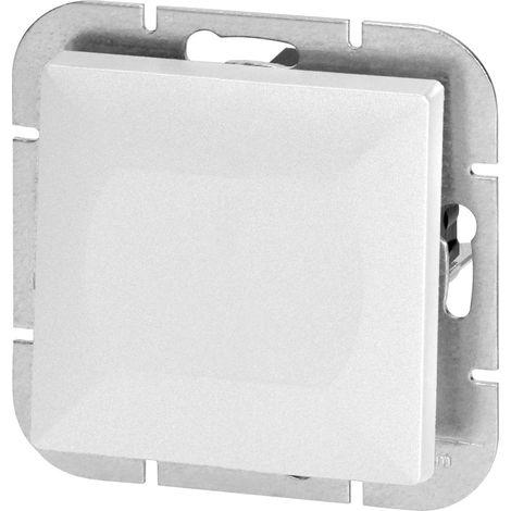Interrupteur Mural Va-et-Vient Simple Encastré 10A 250V - Blanc Mat - SILAMP