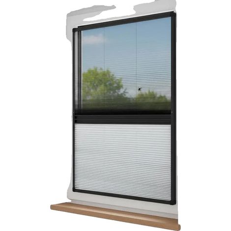 Mosquitera, diseño plisado, fácil instalación, verde militar. (1/2)