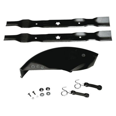 Kit mulching pour tondeuse Husqvarna – Compatible avec carter 107 cm – 2 lames de coupe – Accessoire pour modèles TS142L/T/TX – Bernard Loisirs