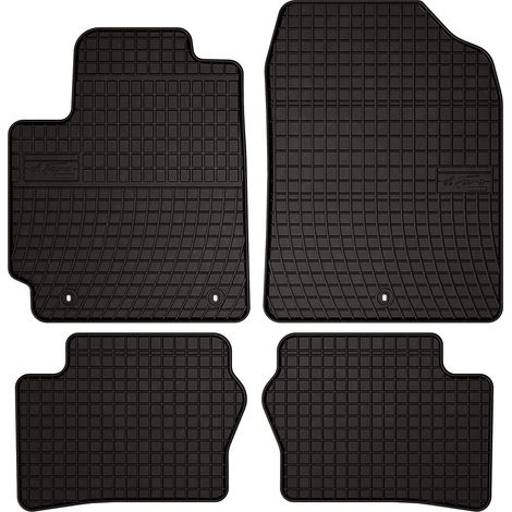 Tapis de sol en caoutchouc pour Kia Picanto III (2017-) - noirs, sur mesure (1/5)