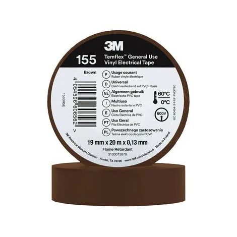 3M Temflex™ 165 165RD1E Isolierband Temflex™ 165 Rot (L x B) 10 m x 15 mm 1 St.