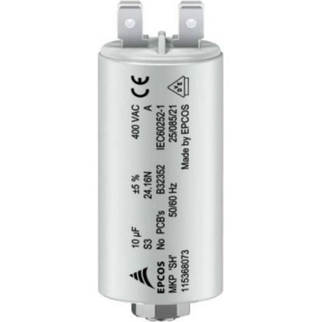 TDK B32352A4126J030 1 pz. Condensatore MKP a innesto 12 µF 450 V/AC 5 % (Ø x L) 40 mm x 72 mm (1/2)