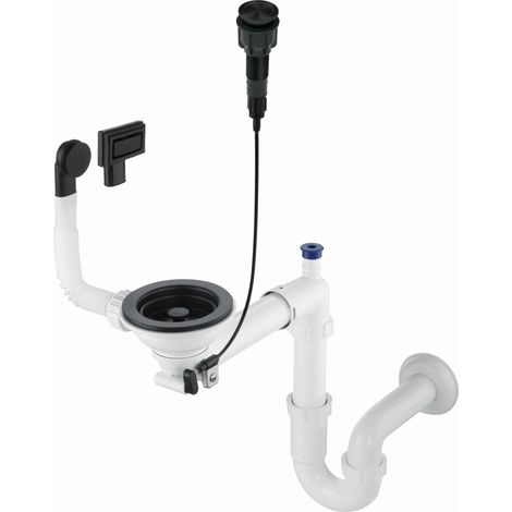 Siphon für Einzelbecken-Granitspüle - Space-Saver ZXYN982 5907650821120 (1/3)