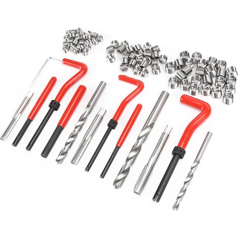 Kit de fixation de filetage 88 pièces, vis, raccord, fil M6, M8, M10, outil de changement d'insert pour équipement industriel (1/5)