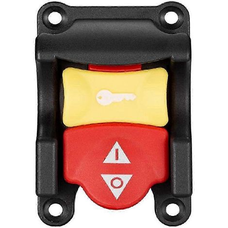 Interrupteur de scie circulaire, interrupteur de sécurité pour scie circulaire de 25 cm (10 pouces), interrupteur marche/arrêt, version C 125 V/250 V (1/4)