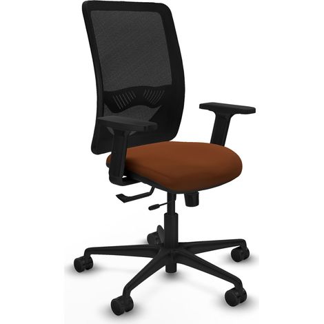 Silla de oficina piqueras y crespo Zulema negro cuero sintético (1/2)