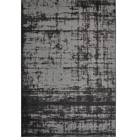Tapis Patio - Tapis d'intérieur et d'extérieur - Résistant aux intempéries - Motif Moderne - Tissage Plat - Convient pour Une Utilisation avec Chauffage au Sol et Robot aspirateur - 123 (1/5)