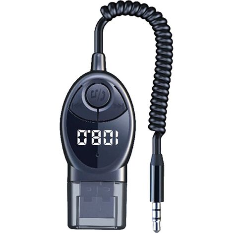 Adaptateur autoradio W8 compatible Bluetooth, récepteur FM avec câble télescopique (1/5)