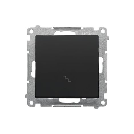 Interruttore scale (modulo) 10 AX, 250 V, connettori rapidi: Nero opaco, SIMON55