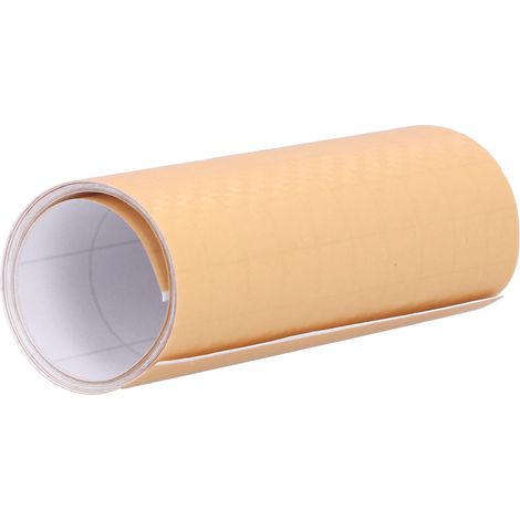 Film adhésif rouleau carbone doré 127x30cm, autocollant vinyle pour voiture, covering personnalisé DIY, tuning, aspect fibre de carbone, universel, découpe facile. (1/5)