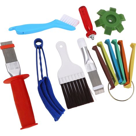 Kit de Nettoyage pour Ailettes de Climatisation – Brosse Peigne Redresseuse pour Évaporateur Condenseur Radiateur (1/5)
