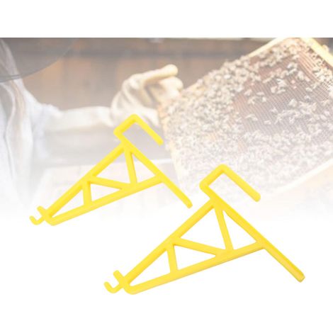 Imkerrahmenhalter aus Kunststoff für Bienenstöcke, 10er-Pack, Gelb (1/5)