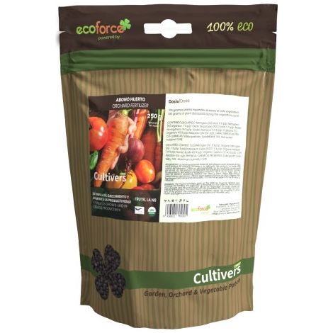 CULTIVERS Abono Huerto Ecológico 250 g (1/5)