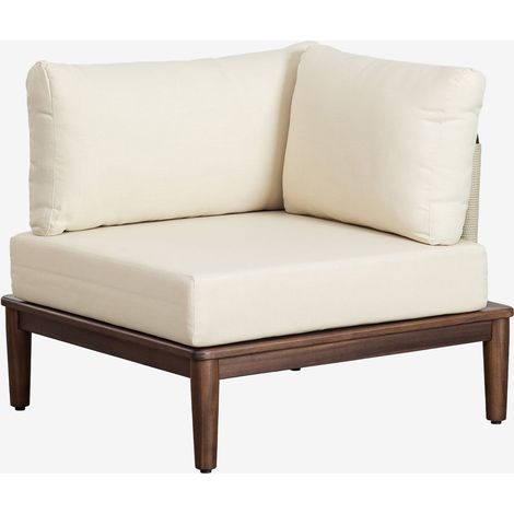 Sillón esquinero de jardín en madera de acacia Giulia SKLUM