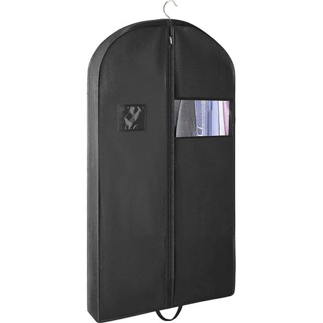 Housse Vetements à Suspendre,110x60cm Housse Costume Homme,Respirante et étanche à la Poussière Housses de Vêtements,Housse de Protection (1/5)