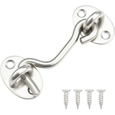 Verrous et loquets pour serrures de porte, crochet de cabine, entretoise silencieuse pour fenêtre