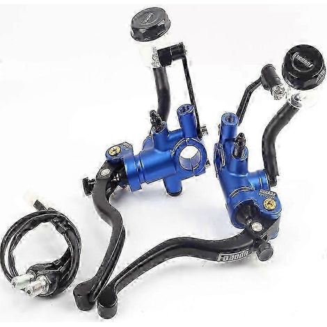 17,5 rcs Pompe de frein et d'embrayage Maître-cylindre Levier de guidon de moto Embrayage hydraulique Moteur de course pour 22 mm Honda Yamaha Suzuki (paire 2) (1/5)