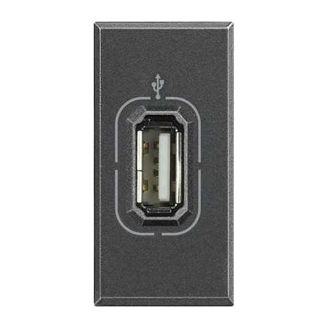 Hs4285 Prise Connecteur Usb Couleur Anthracite Axolute