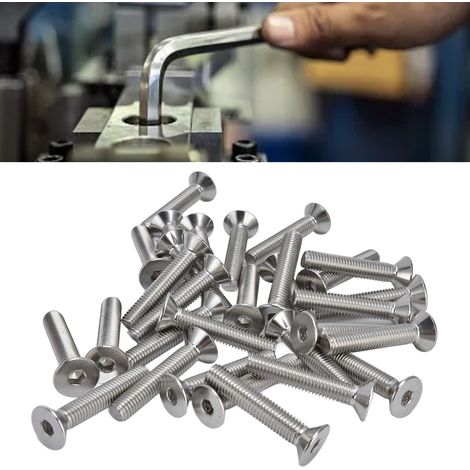 Vis à tête fraisée à six pans creux M101,5 à filetage grossier M1070 (1/5)