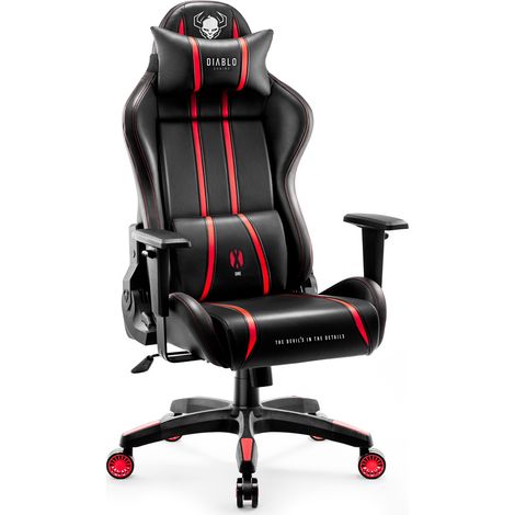 Gaming Stuhl Diablo X-One 2.0 Small: Schwarz-Rot