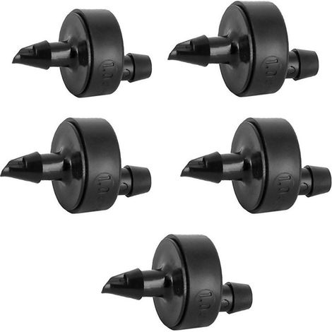 Lot 5 Goutteurs auto-régulant 4L/H noir - jardiboutique